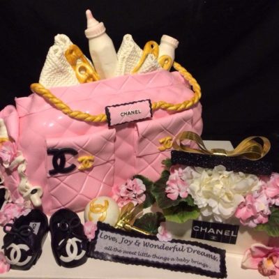 Chanel Diaper Bag Cake 